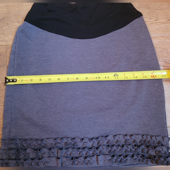 2/$10 Maternity Ruffle Skirt - Picture 4 of 4